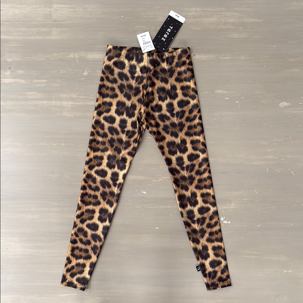 NWT Girl’s TEREZ Leopard Leggings 7/8
